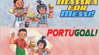 FIFA World Cup 2022: After Argentina, Amul Becomes Sponsor For Portugal, Posts Doodles Featuring Messi and Ronaldo