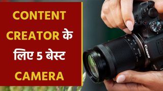 DSLR Cameras: कंटेंट क्रिएटर के लिए ये 5 हैं बेस्ट कैमरे, जो आपके कंटेंट को बनाएंगे और भी बेहतरीन | Watch Video