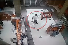Hospital Guard Greets    Ghost Patient   , Directs It To Doctor's Room In Spine-Chilling Viral Video