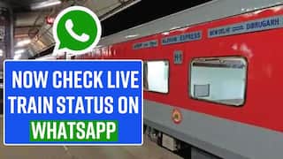 How To Check Train Live Status On WhatsApp? Step By Step Guide - Watch Video