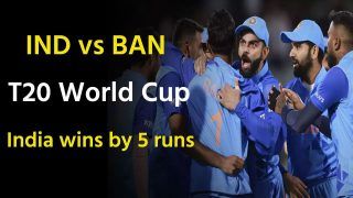 IND vs BAN T20 World Cup 2022: India Beats Bangladesh By 5 Runs, Fans Cheer With Joy - Watch Video