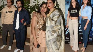 Mili Screening: Rekha Showers Love on Janhvi Kapoor, Sara Ali Khan, Vicky Kaushal, Ananya Panday And Sharvari Attend - See Pics