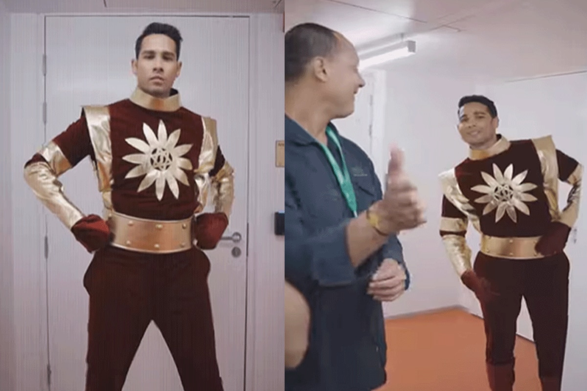 सिद्धांत चतुर्वेदी को शक्तिमान बनना पड़ा भारी, उछल-कूद करते वक्त फटी पैंट Watch Video