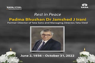 Steel Man Of India Passes Away: टाटा स्टील के पूर्व एमडी जमशेद जे ईरानी का निधन, पद्म भूषण से सम्मानित किया गया था