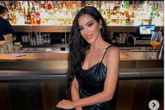 Trishala Dutt Looks Gorgeous in Plunging Neckline Leather Jumpsuit - HOT PICS