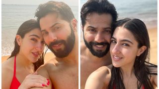 Varun Dhawan-Sara Ali Khan Share Pictures in Sexy Beachwear, Netizens Ask About 'Shubham Gill' - See PHOTOS