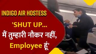Viral Video: पैसेंजर ने कहा Shut Up... तो भड़क गई Indigo Air Hostess, कहा 'U Shut Up...I M Not Your Servant, I Am Also An Employee Here'