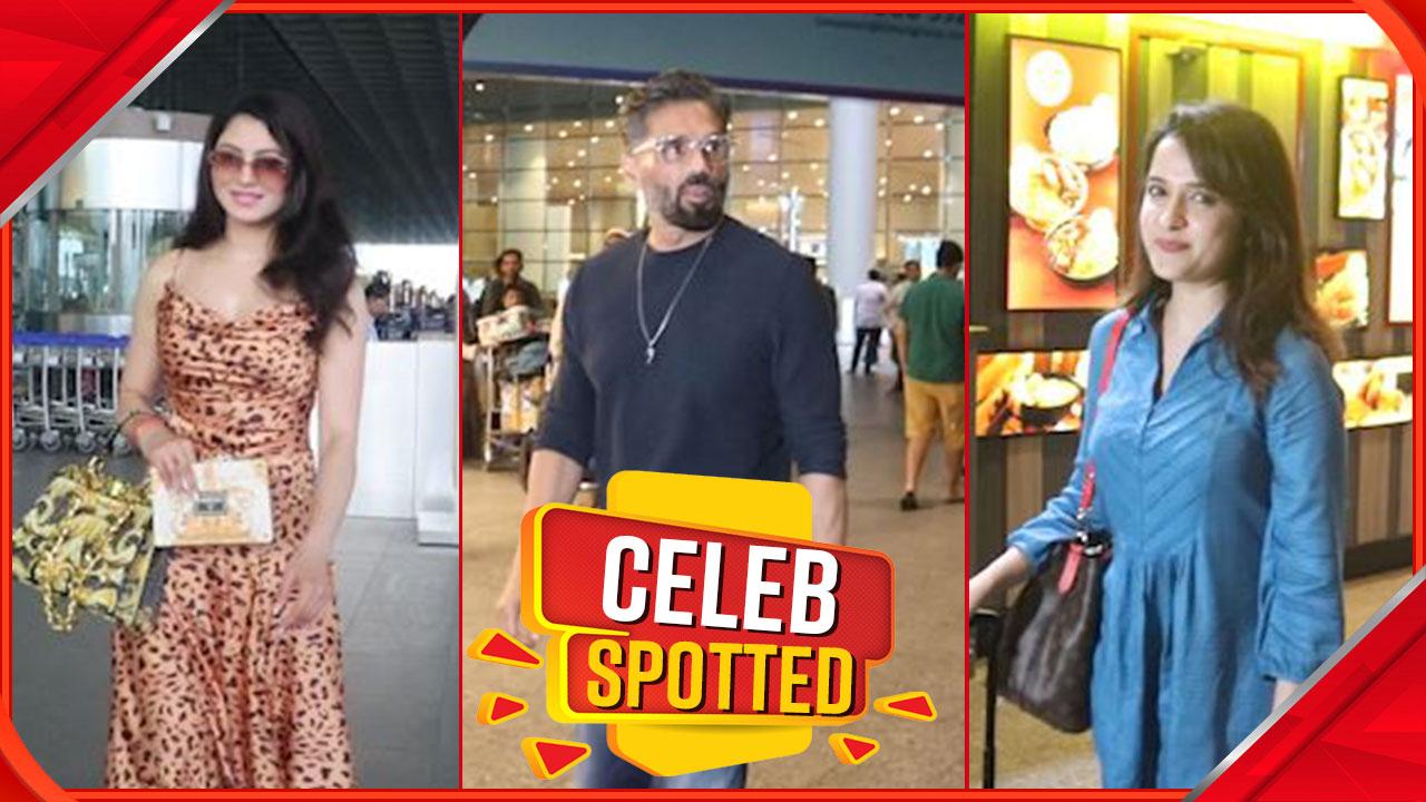 Celeb Spotted: Urvashi Rautela Looks Pretty In Wild Print Outfit,Parineeti Chopra, Maniesh Paul and others snapped at the airport | Watch Video