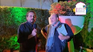 Congruence of Literature And Art At Jaipur Literature Festival 2023 Curtain Raiser in Delhi