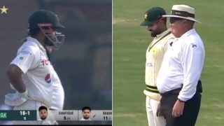 WATCH: Babar Azam, Marias Erasmus Join Hands to Recreate Belly-Out Meme During Pakistan vs England 2nd Test in Multan