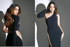 Sharvari Wagh's Black Bodycon Gown Has All The Weekend Drama We Need