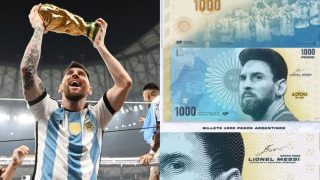 Lionel Messi Can Feature in Argentine 1000 Peso Banknote, Central Bank Officials Make Proposal