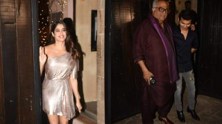 Did Boney Kapoor Confirm His Daughter Janhvi Kapoor's Relationship With Her Ex-Boyfriend? See Unseen Viral Pics