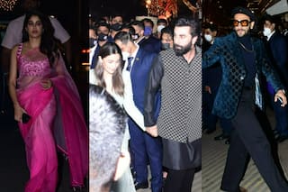 Anant Ambani-Radhika Merchant's Engagement Bash: SRK, Salman Khan, Ranbir-Alia And Janhvi Make Heads Turn - See Pics