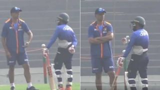 Rahul Dravid Giving Batting Tips to Mushfiqur Rahim Ahead of 2nd Test is Heartwarming | WATCH