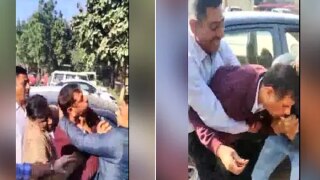 Video: Faridabad Cop Tries To Swallow Cash After Being Caught By Vigilance Team | Watch