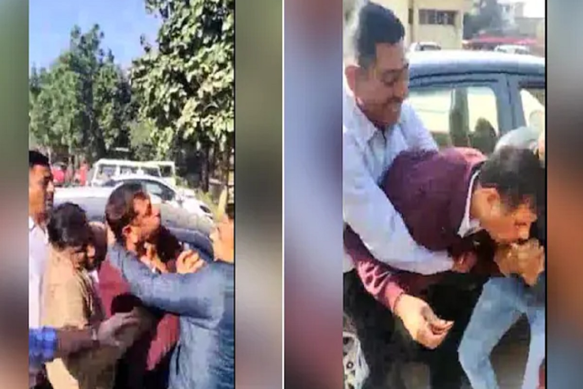 Video: Faridabad Cop Tries To Swallow Cash After Being Caught By Vigilance Team | Watch