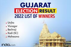 Gujarat Assembly Elections 2022 Highlights: BJP Clean-Sweeps Unjha, Visnagar, Becharaji, Kadi, Mahesana | Check FULL LIST OF WINNERS
