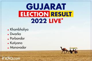 Gujarat Election Result 2022 HIGHLIGHTS: Khambhaliya, Dwarka, Porbandar, Kutiyana, Manavadar | Winners List