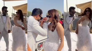 Hansika Motwani-Sohael Khaturiya Toast And Dance Their Hearts Out at Pre-Wedding Ceremony- Check Viral Photos And Videos