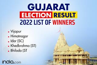 Highlights | Gujarat Election Result 2022: BJP Wins In Himatnagar, Idar & Bhiloda While CONG Bags Vijapur, Khedbrahma | Latest Winners LIST