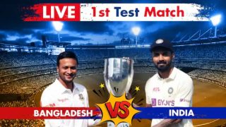 IND Vs BAN, 1st Test Day 4 Stumps: चौथे दिन का खेल खत्म, भारत जीत से महज 4 विकेट दूर