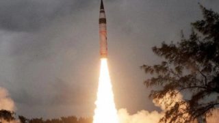 India Successfully Conducts Trial of Nuclear-capable Agni V Missile
