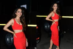Kiara Advani Makes Heads Turn in Glamorous Orange Outfit With Curly Hair