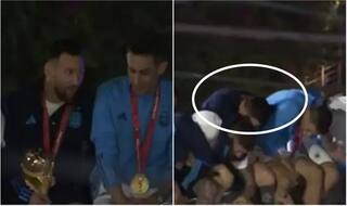 WATCH | Messi Avoids ACCIDENT During Argentina's Open-Top Bus Parade