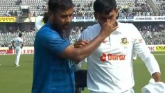 IND vs BAN: श्रेयस अय्यर का कैच नहीं लपक पाए मेहदी हसन मिराज, नाक से बहा खून