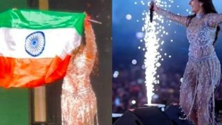 Nora Fatehi Gets TROLLED For Holding Indian Flag Upside Down At FIFA WORLD CUP 2022