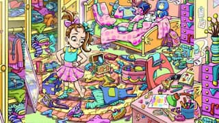 Optical Illusion: Can You Help This Girl Find Her Lost Sock In Her Messy Room Within 10 Seconds?
