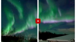 VIRAL VIDEO: ‘Rainbow’ Dazzles Night Sky In Norway’s Senja | Watch Right Here