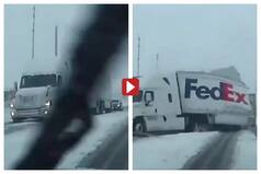 VIRAL VIDEO: Speeding Train Rams Into Trailer Truck With Driver On Seat | What Happens Next?