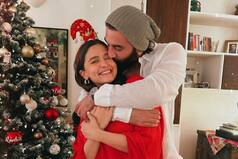 Ranbir Kisses Alia in Front of Christmas Tree - Check Inside Pics From Their Party