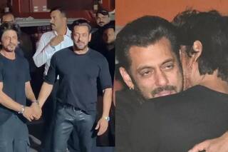 शाहरुख खान ने गले लगाकर 'दबंग' खान को दी बधाई, फैंस ने कहा 'करण-अर्जुन'- Video