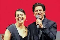 SRK-Kajol Twin in Black, Treat Fans With Cute Antics at DDLJ Screening at Red Sea IFF 22