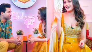 Desi Vibes With Shehnaaz Gill: Vicky Kaushal And Shehnaaz Gill Lock Eyes For Upcoming Episode, Fans Say 'Two Punjabis On Roll' - WATCH