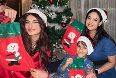 Shweta, Palak And Reyansh Tiwari Celebrate Pre-Christmas With Love And Light - See Photos