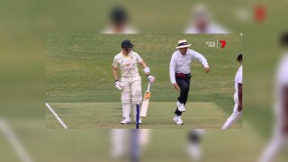 Steve Smith ACCIDENTALLY Hits Umpire With Bat During Record-Breaking Double Century vs WI Test | WATCH VIDEO