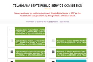 TSPSC Recruitment 2022: Apply for 185 Posts from Dec 30 at tspsc.gov.in; Check Salary Here