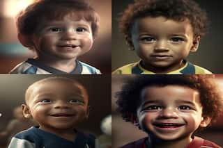 Messi, Mbapp  , Neymar: Artist Uses AI To Recreate Football Players As Toddlers. Whose Your Favourite?