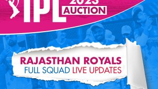 Rajasthan Royals Full Squad, IPL 2023 Auction: Joe Root, Adam Zampa, Jason Holder Join RR