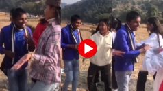 Ladki Ka Video: लड़कियों ने घेर लिया शरीफ लड़का, बेचारा जिधर जाए वहीं से खींच लिया | देखें ये वीडियो