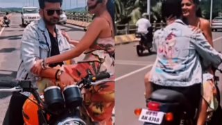 Karan Kundrra Helps Tejasswi Prakash Sit on Bike in BTS Video, TejRan Fans go Gaga Over Their Romantic Chemistry - Watch Viral Clip