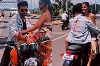 Karan Kundrra Helps Tejasswi Prakash Sit on Bike in BTS Video, TejRan Fans go Gaga Over Their Romantic Chemistry