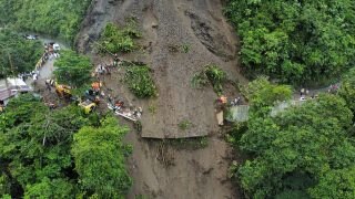 34 Killed As Landslide Swallows Bus On Highway In Colombia