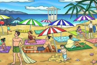 Optical Illusion: समुद्र किनारे लोगों के बीच छिपी हुई है डॉल्फिन की तस्वीर, ढूंढने में बड़े-बड़े सूरमा भी हुए फेल