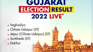 Gujarat Election Result: BJP Wins In Chhota Udaipur, Jetpur, Sankheda, Dabhoi