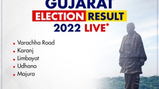 Gujarat Election Result 2022 Updates: BJP Makes Clean Sweep In Varachha Road, Karanj, Limbayat, Udhana, Majura